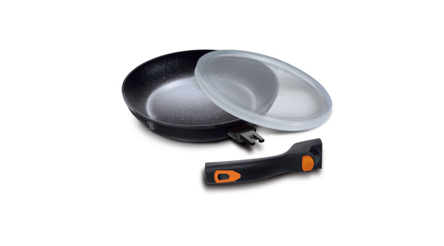 Berlinger Haus Granit Diamond Line serpeny� m�rv�ny bevonattal, levehet� ny�llel, 24 cm, fekete nara